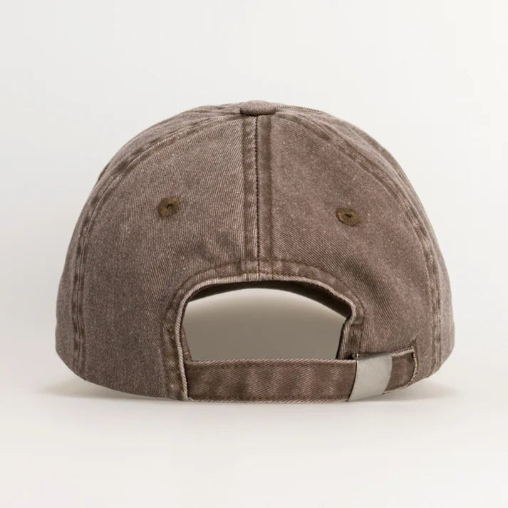 BANWOOD | WASHED BASEBALL CAP - BROWN *PRE - ORDER* 1 - 3Y (50cm) by BANWOOD - The Playful Collective