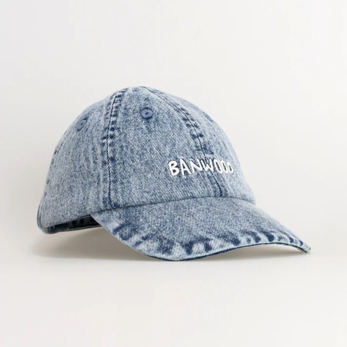 BANWOOD | WASHED BASEBALL CAP - DENIM *PRE - ORDER* 1 - 3Y (50cm) by BANWOOD - The Playful Collective