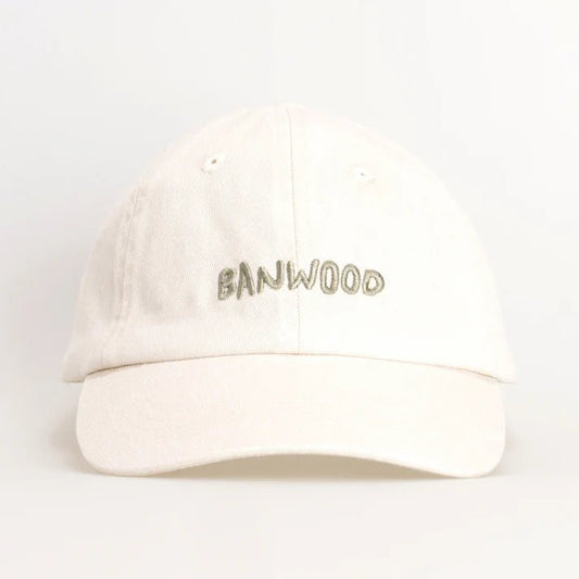 BANWOOD | WASHED BASEBALL CAP - OFF WHITE *PRE - ORDER* 1 - 3Y (50cm) by BANWOOD - The Playful Collective