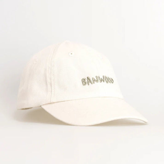 BANWOOD | WASHED BASEBALL CAP - OFF WHITE *PRE - ORDER* 1 - 3Y (50cm) by BANWOOD - The Playful Collective