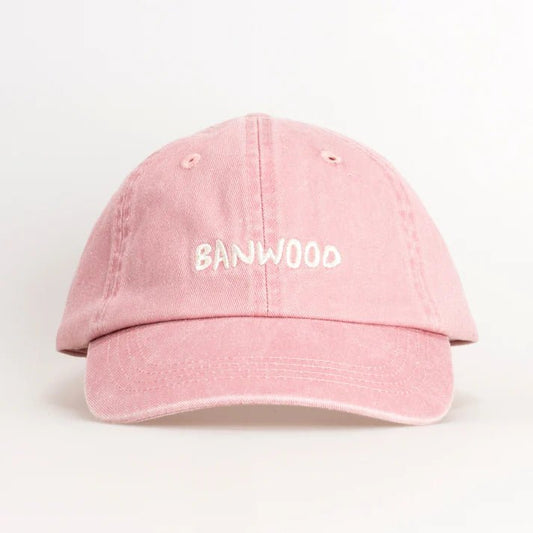 BANWOOD | WASHED BASEBALL CAP - ROSE *PRE - ORDER* 1 - 3Y (50cm) by BANWOOD - The Playful Collective