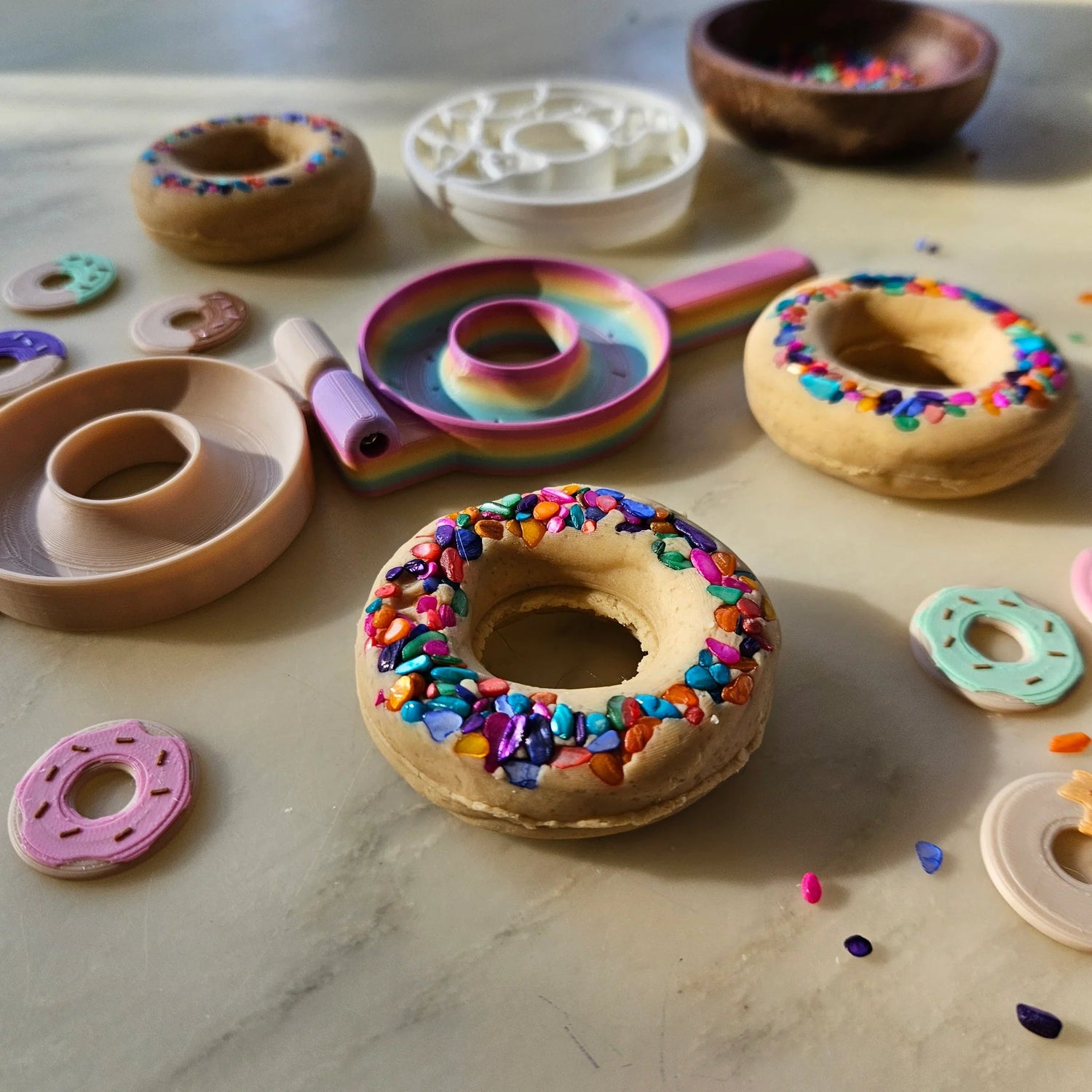 BEADIE BUG PLAY | ECO DONUT PRESS Rainbow Sprinkles by BEADIE BUG PLAY - The Playful Collective