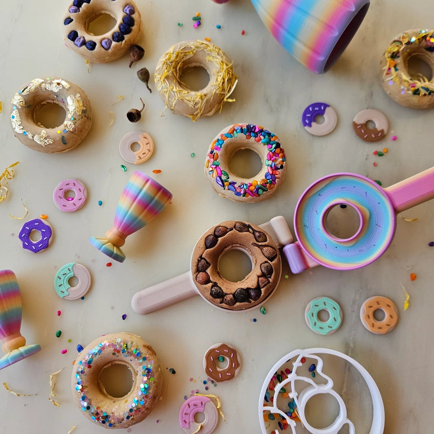 BEADIE BUG PLAY | ECO DONUT PRESS Rainbow Sprinkles by BEADIE BUG PLAY - The Playful Collective