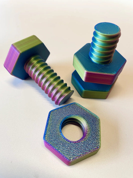 BEADIE BUG PLAY | ECO NUT & BOLTS FIDGETS - 4PACK by BEADIE BUG PLAY - The Playful Collective