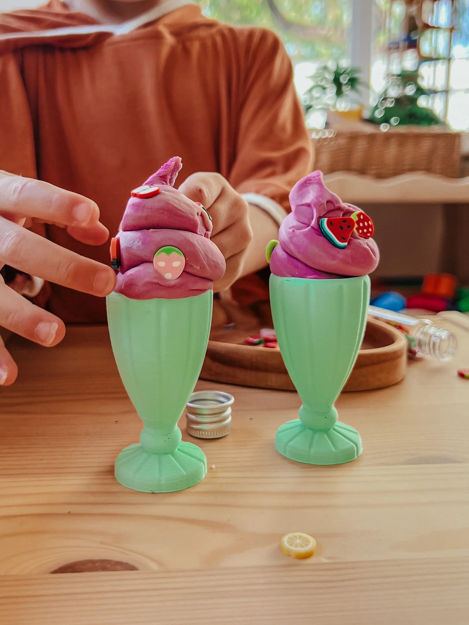 BEADIE BUG PLAY | ICE - CREAM SUNDAE CUP - MINT by BEADIE BUG PLAY - The Playful Collective