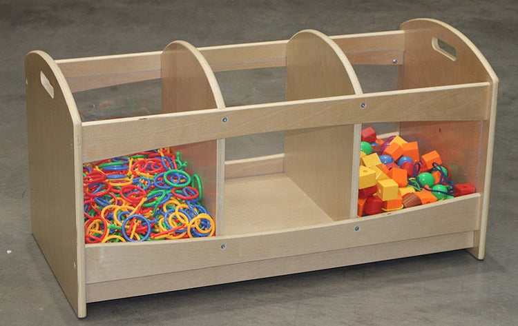 BILLY KIDZ | BIRCH & ACRYLIC SEE THROUGH BROWSER STORAGE UNIT by BILLY KIDZ - The Playful Collective