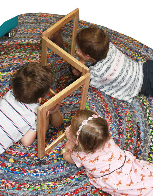 BILLY KIDZ | BIRCH THREE WAY TABLE TOP MIRROR by BILLY KIDZ - The Playful Collective