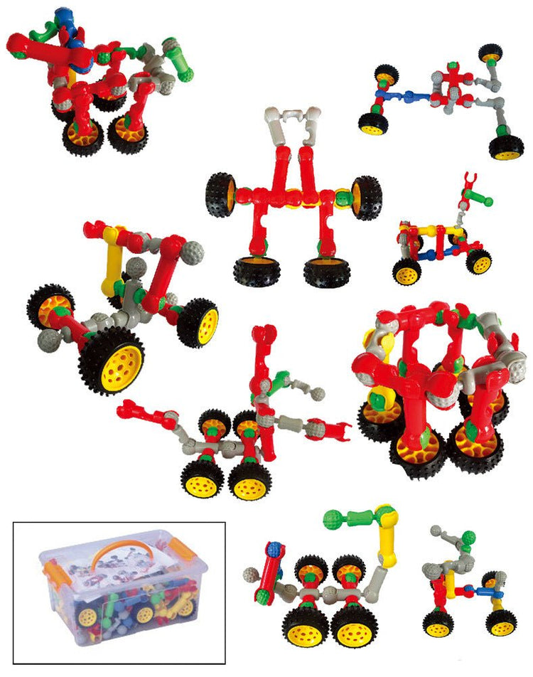 BILLY KIDZ | CONSTRUCTION SET - POP & SNAP CONNECTORS 320PCS by BILLY KIDZ - The Playful Collective