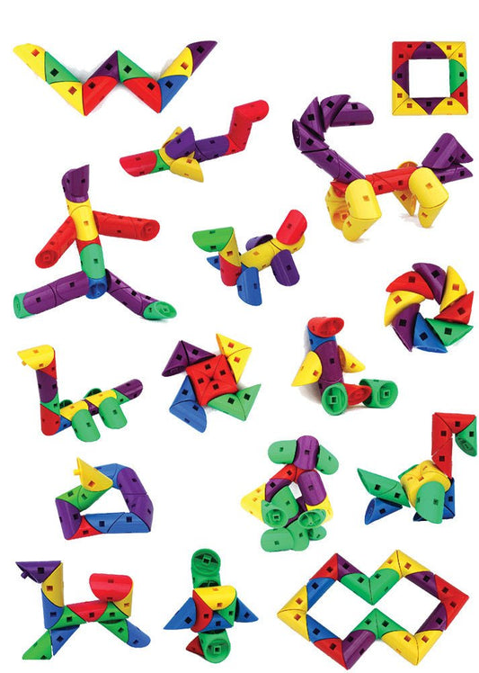 BILLY KIDZ | CONSTRUCTION SET - TWIST & BUILD TUBES 160PCS by BILLY KIDZ - The Playful Collective