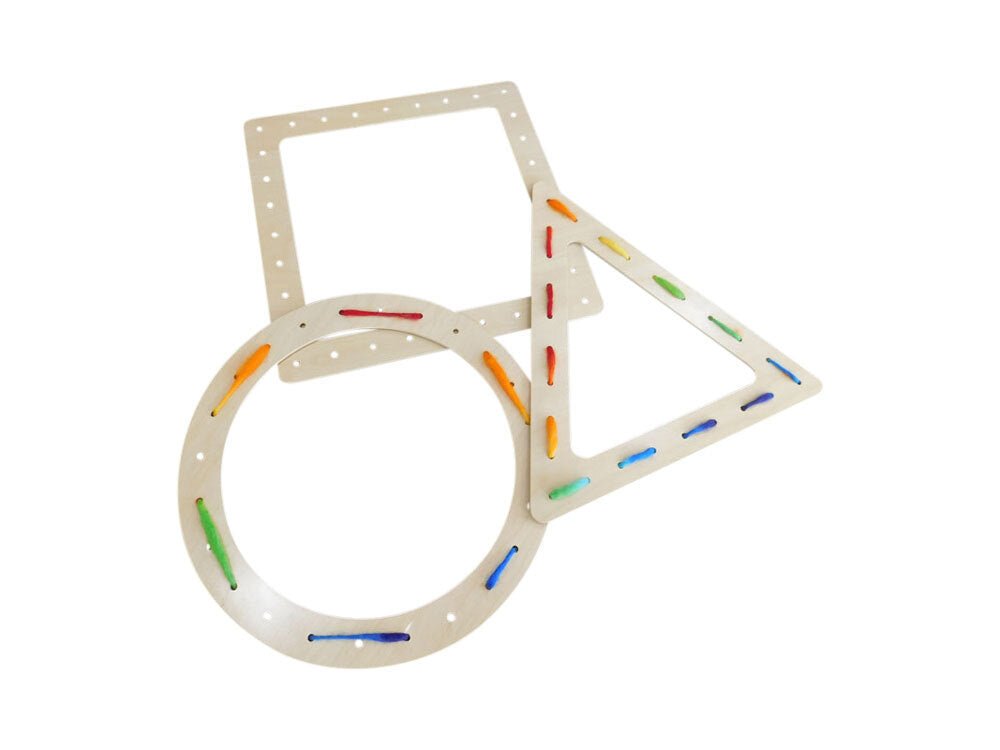 BILLY KIDZ | GIANT WOODEN WEAVING FRAMES - SET OF 3 by BILLY KIDZ - The Playful Collective