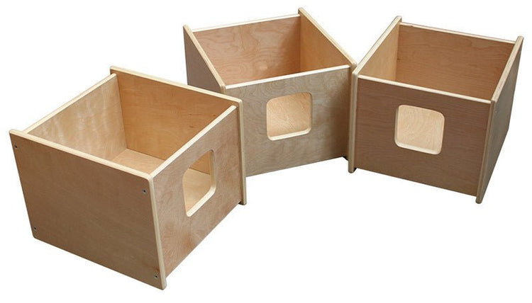 BILLY KIDZ | MOVEABLE STORAGE BINS - SET OF 3 by BILLY KIDZ - The Playful Collective