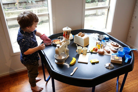 BILLY KIDZ | TUFF ACTIVITY TRAY & STAND - BLACK *BACKORDER* by BILLY KIDZ - The Playful Collective