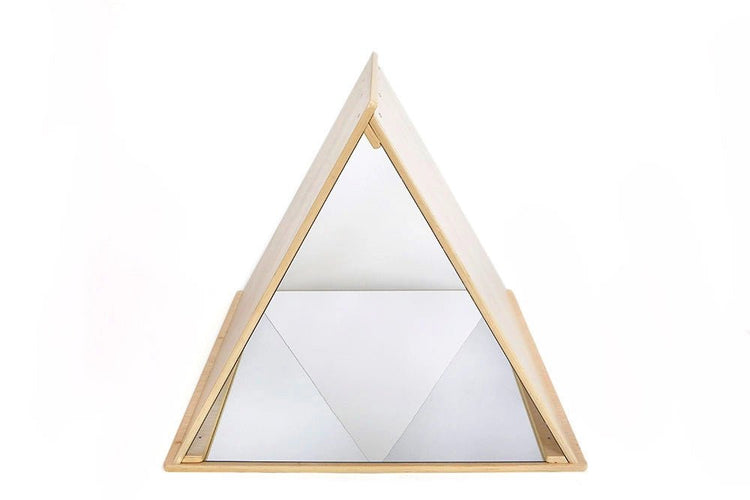 BILLY KIDZ | WOODEN PLAYHOUSE TRIANGLE WITH MIRRORS by BILLY KIDZ - The Playful Collective