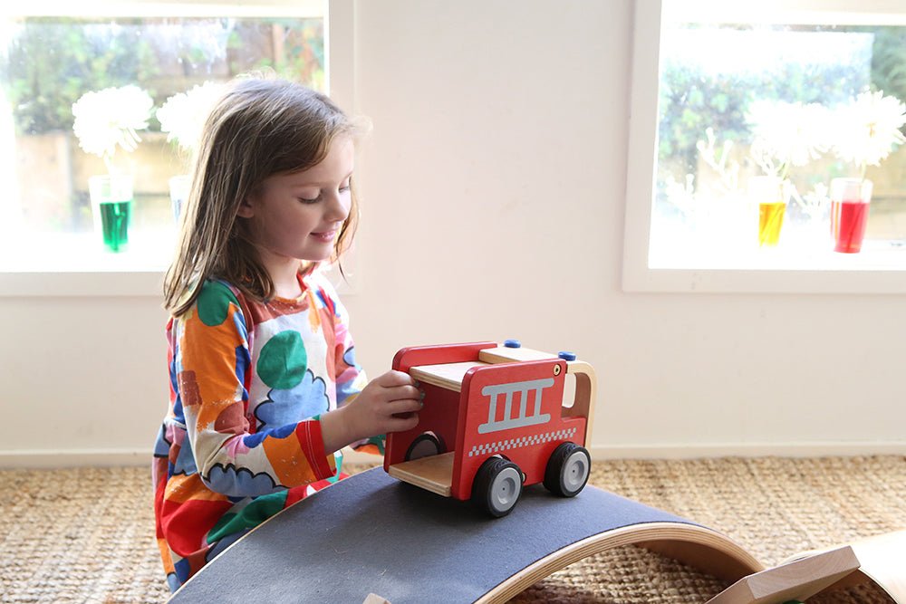 BLUE RIBBON | WOODEN VEHICLES - SET OF 4 by BLUE RIBBON - The Playful Collective