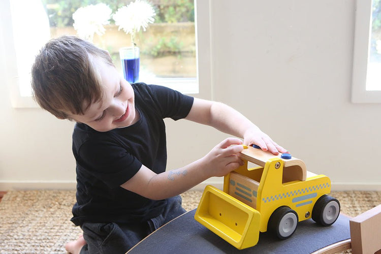 BLUE RIBBON | WOODEN VEHICLES - SET OF 4 by BLUE RIBBON - The Playful Collective