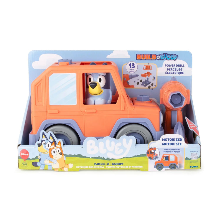 BLUEY | BUILD - A - BUDDY MOTORISED TAKE APART CAR & DRILL by BLUEY - The Playful Collective
