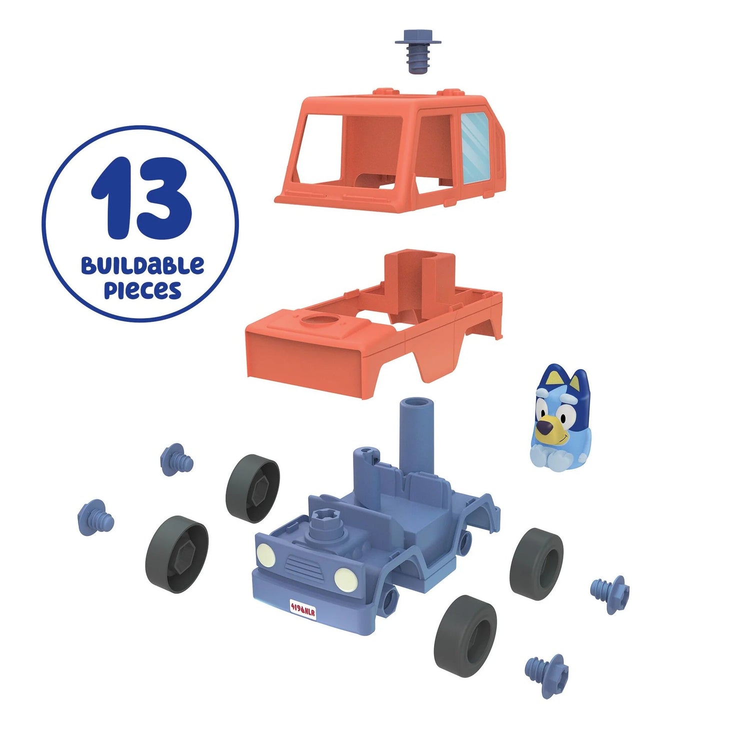 BLUEY | BUILD - A - BUDDY MOTORISED TAKE APART CAR & DRILL by BLUEY - The Playful Collective