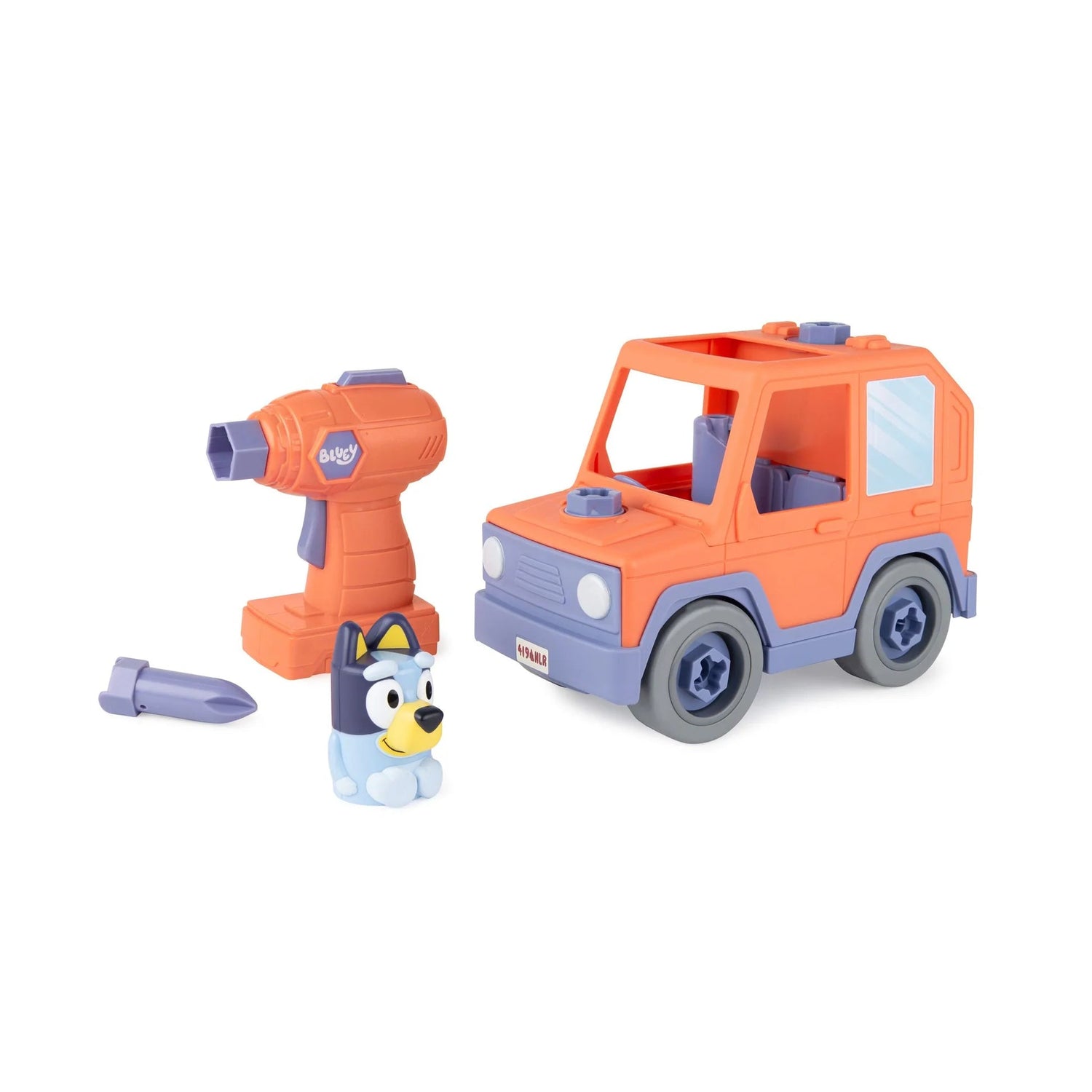 BLUEY | BUILD - A - BUDDY MOTORISED TAKE APART CAR & DRILL by BLUEY - The Playful Collective
