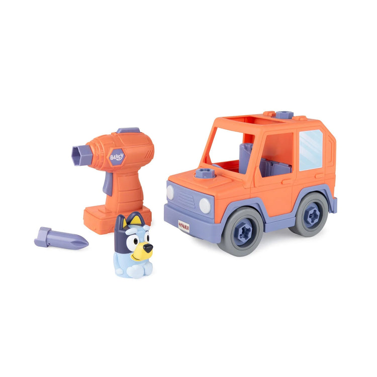 BLUEY | BUILD - A - BUDDY MOTORISED TAKE APART CAR & DRILL by BLUEY - The Playful Collective