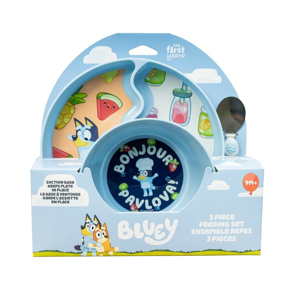 BLUEY | THE FIRST YEARS - 3 PIECE FEEDING SET by BLUEY - The Playful Collective