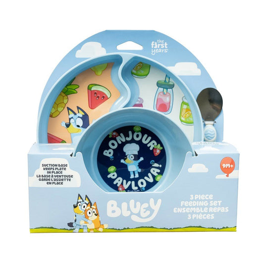 BLUEY | THE FIRST YEARS - 3 PIECE FEEDING SET by BLUEY - The Playful Collective