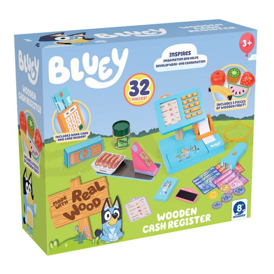 BLUEY | WOODEN CASH REGISTER by BLUEY - The Playful Collective