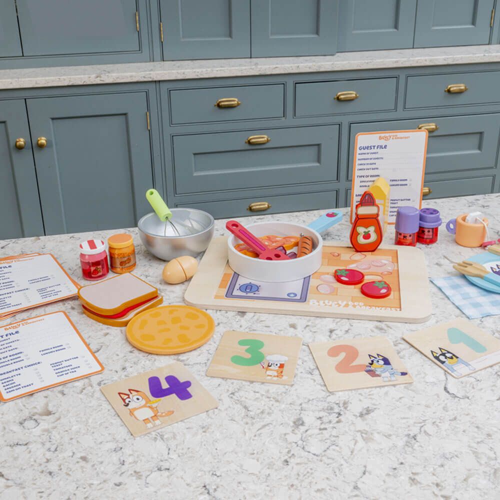 BLUEY | WOODEN HOTEL BREAKFAST TRAY by BLUEY - The Playful Collective
