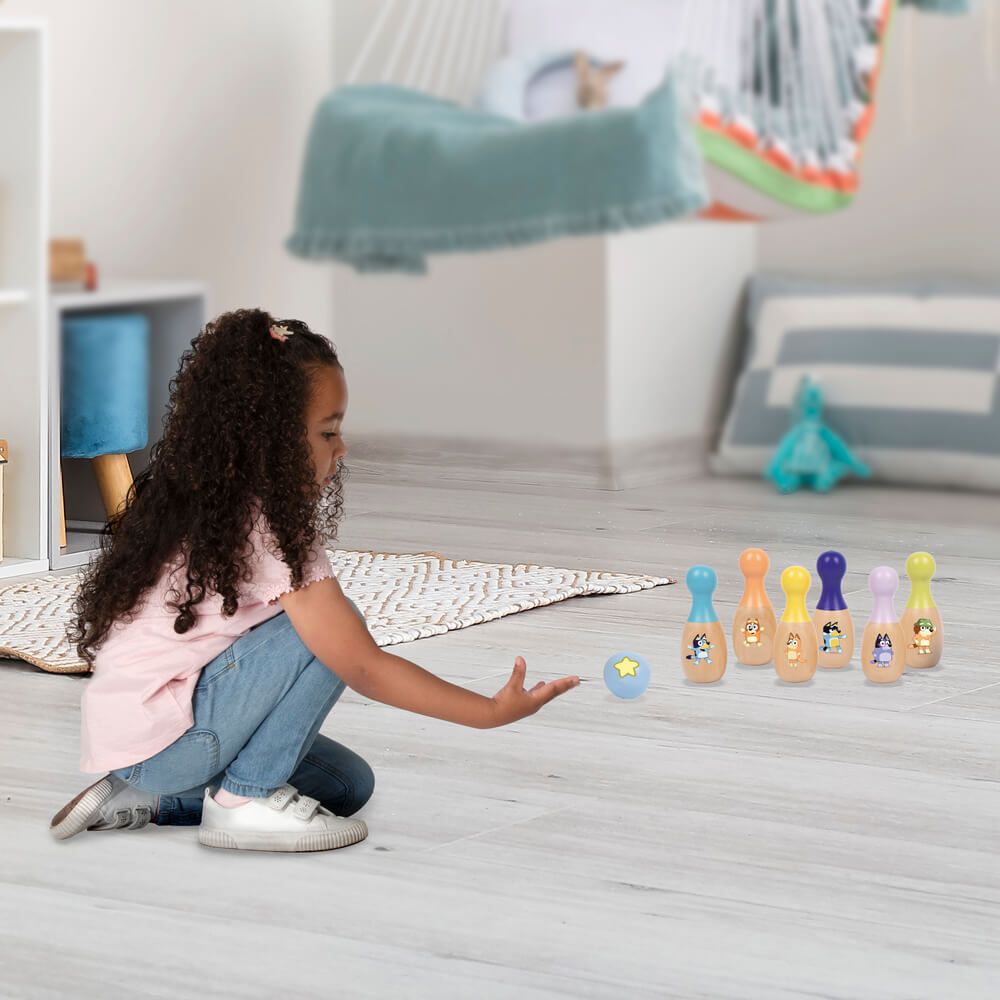 BLUEY | WOODEN SKITTLE SET by BLUEY - The Playful Collective