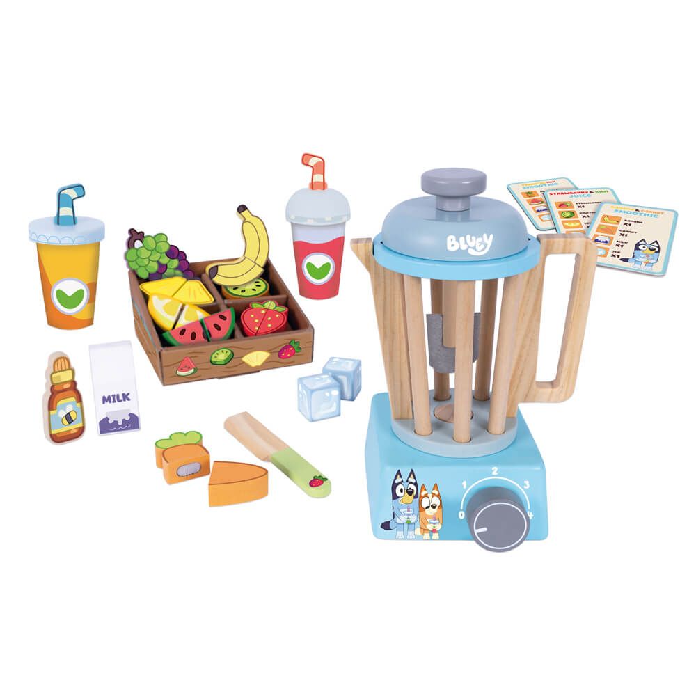 BLUEY | WOODEN SMOOTHIE SET by BLUEY - The Playful Collective