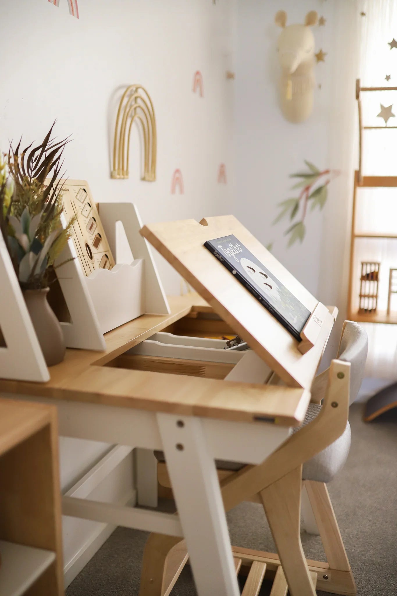 BUNNYTICKLES | CALLA STUDY DESK WITH EASEL (6-12 YEARS) Melb Pick Up by BUNNYTICKLES - The Playful Collective