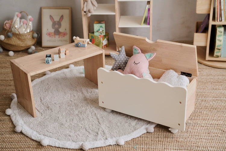 BUNNYTICKLES | CALLA TOY STORAGE WITH BENCH Melb Pick Up by BUNNYTICKLES - The Playful Collective