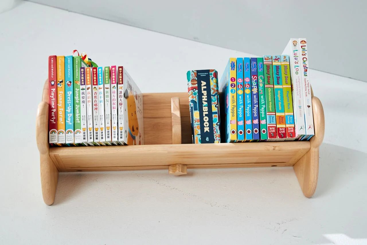 BUNNYTICKLES | MESASILLA 2-IN-1 TABLETOP BOOK RACK & PAPER ROLL HOLDER Melb Pick Up by BUNNYTICKLES - The Playful Collective