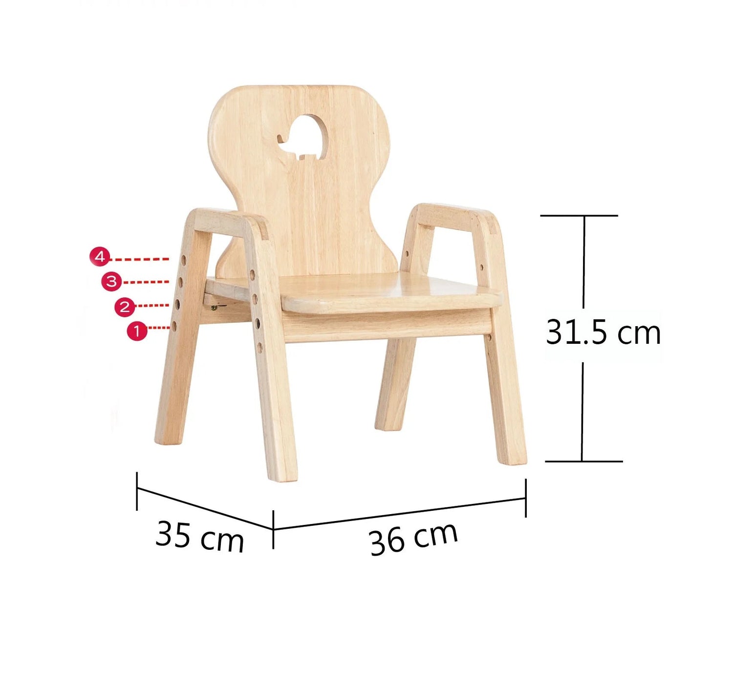 BUNNYTICKLES | MESASILLA ADJUSTABLE CHAIR Melb Pick UpBear by BUNNYTICKLES - The Playful Collective