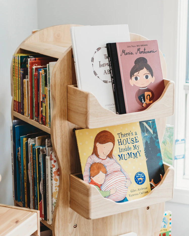 BUNNYTICKLES | MESASILLA REVOLVING SOLID WOODEN BOOKCASE *PRE-ORDER* Melb Pick Up by BUNNYTICKLES - The Playful Collective