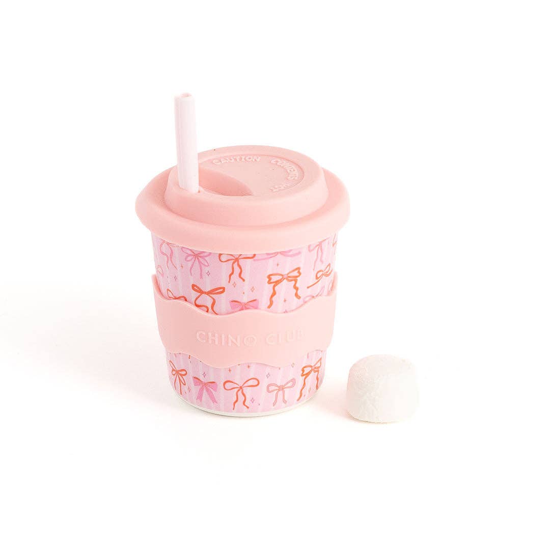 CHINO CLUB | BOWS KIDS KEEP CUP 8OZ by CHINO CLUB - The Playful Collective