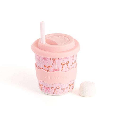 CHINO CLUB | BOWS KIDS KEEP CUP 8OZ by CHINO CLUB - The Playful Collective