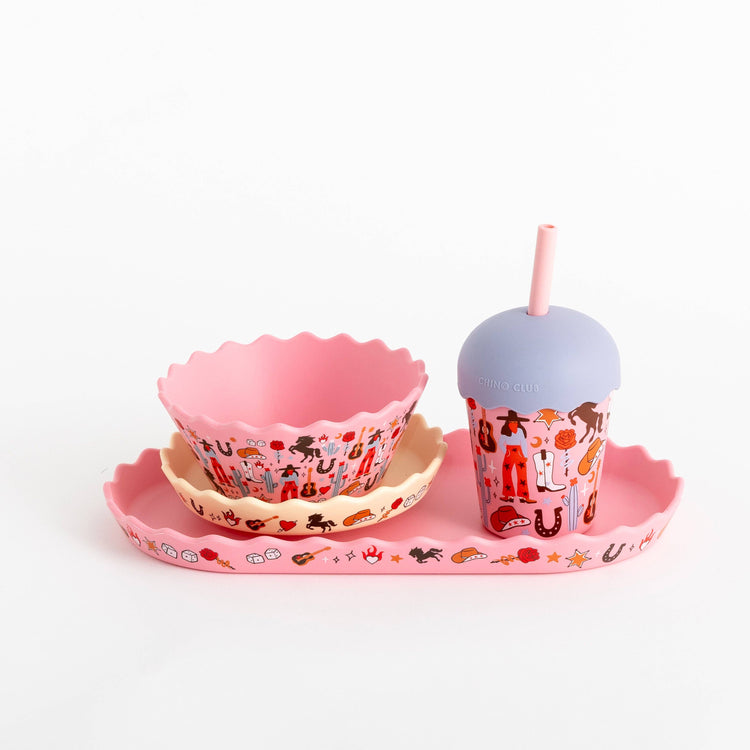 CHINO CLUB | COWGIRL MINI SMOOTHIE CUP & STRAW by CHINO CLUB - The Playful Collective