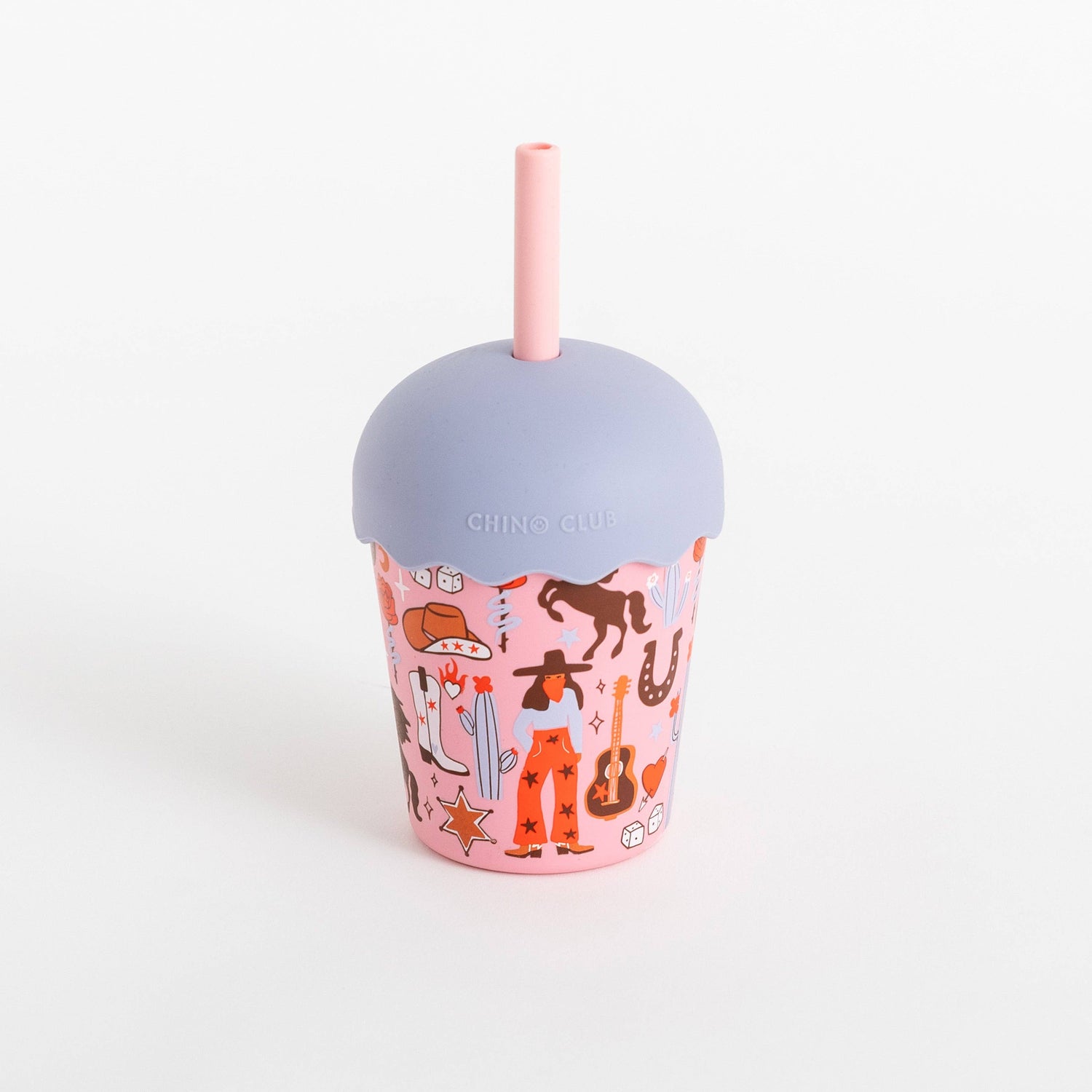 CHINO CLUB | COWGIRL MINI SMOOTHIE CUP & STRAW by CHINO CLUB - The Playful Collective