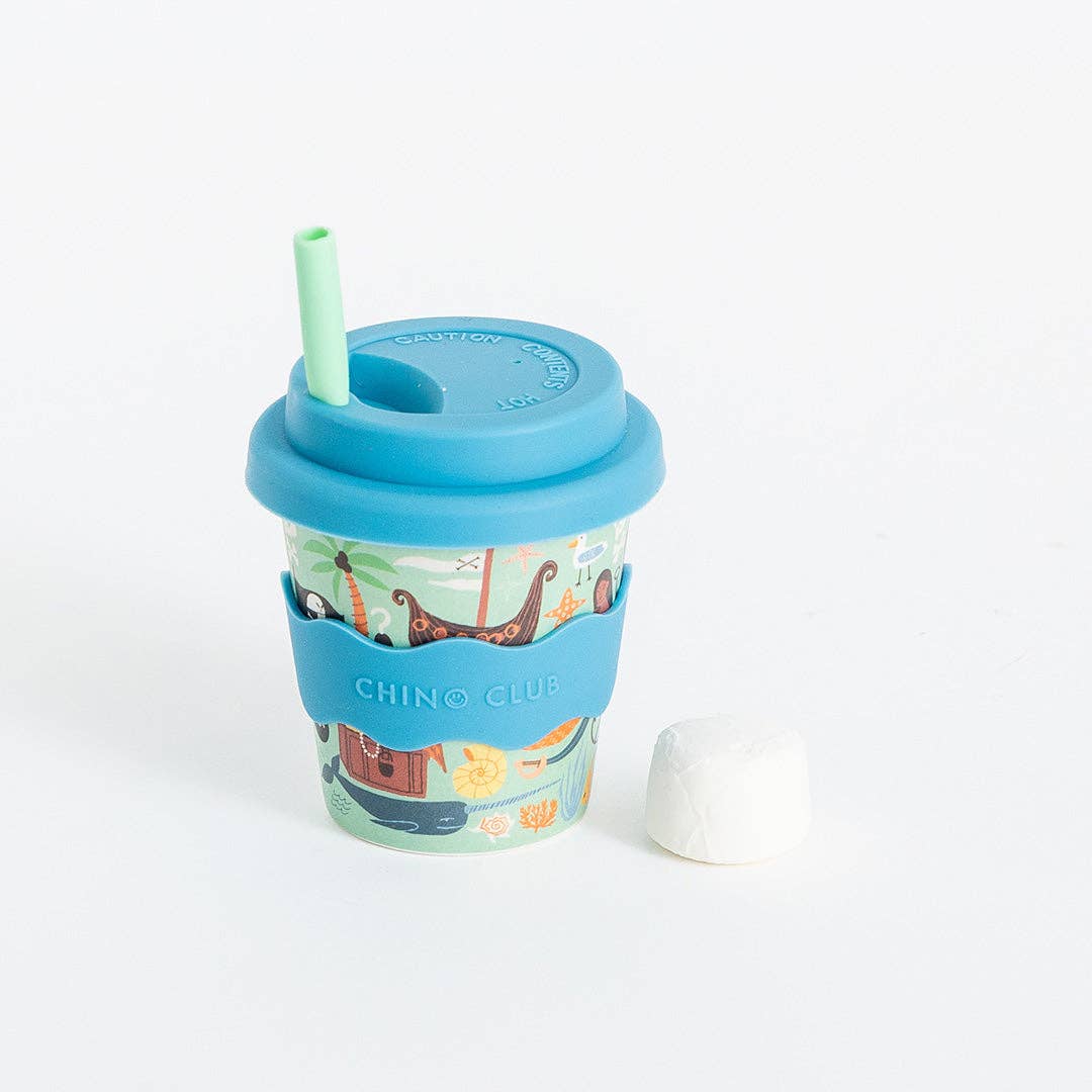 CHINO CLUB | PIRATE BABYCINO CUP 4OZ by CHINO CLUB - The Playful Collective