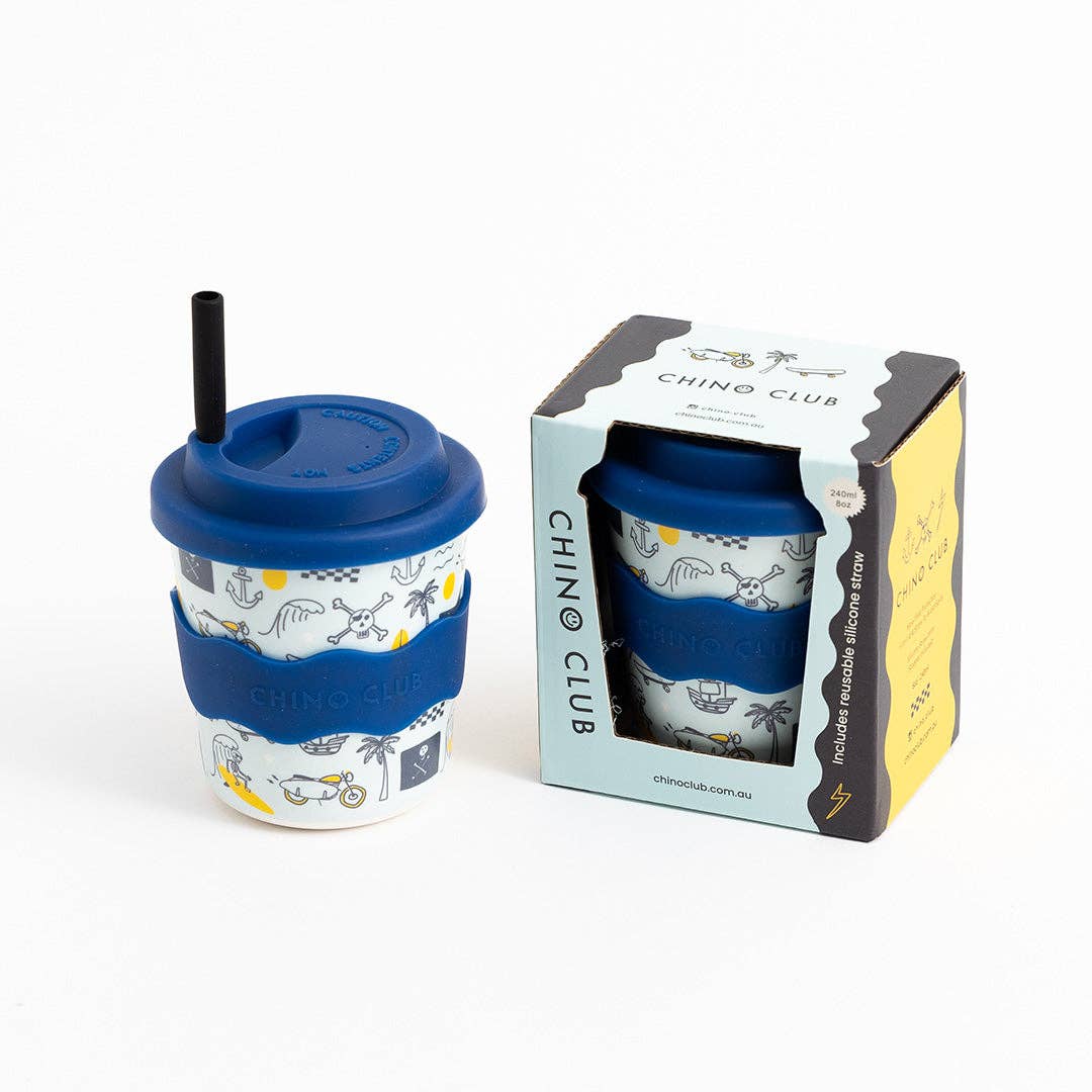 CHINO CLUB | RAD TIMES KIDS KEEP CUP 8OZ by CHINO CLUB - The Playful Collective