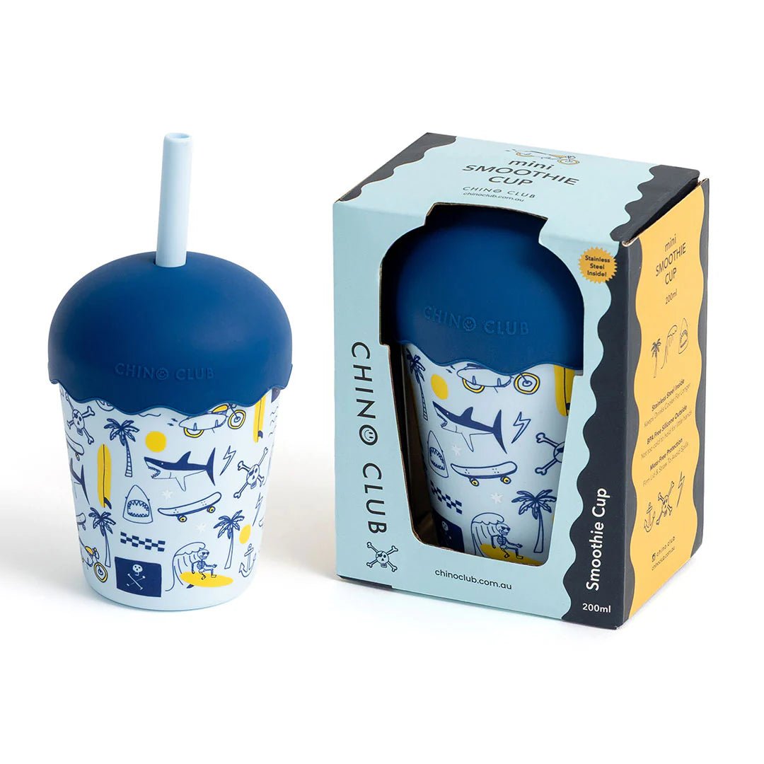 CHINO CLUB | RAD TIMES MINI SMOOTHIE CUP & STRAW by CHINO CLUB - The Playful Collective