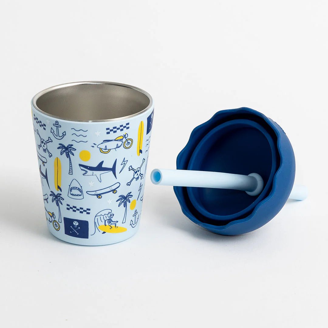 CHINO CLUB | RAD TIMES MINI SMOOTHIE CUP & STRAW by CHINO CLUB - The Playful Collective