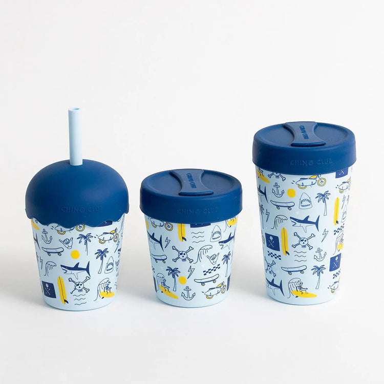 CHINO CLUB | RAD TIMES MINI SMOOTHIE CUP & STRAW by CHINO CLUB - The Playful Collective