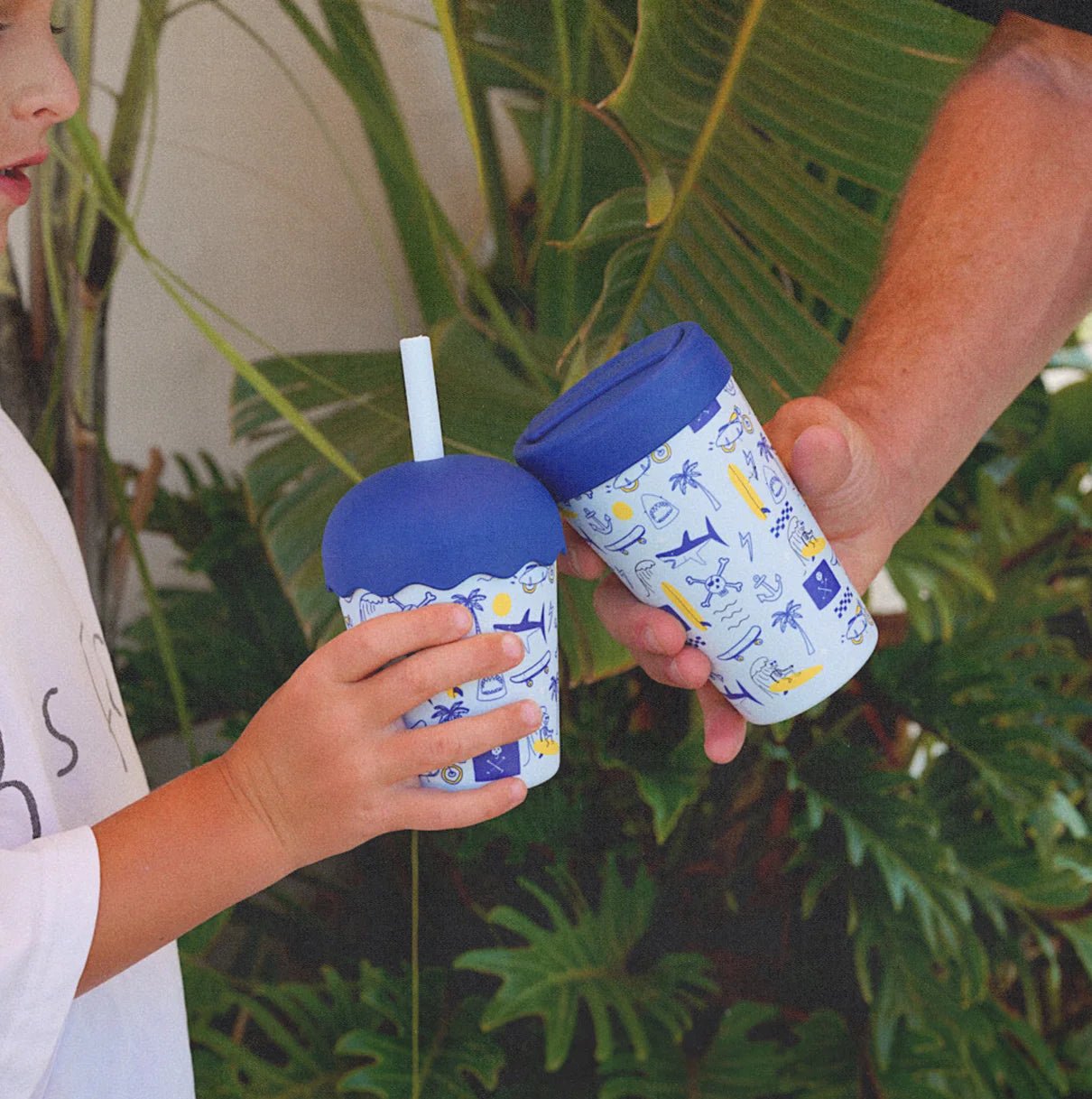 CHINO CLUB | RAD TIMES MINI SMOOTHIE CUP & STRAW by CHINO CLUB - The Playful Collective