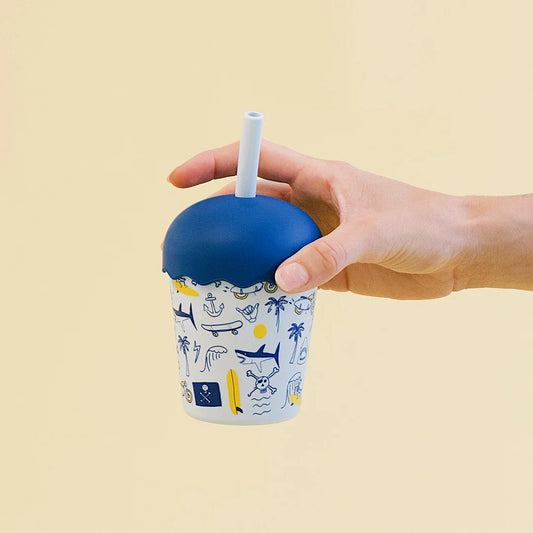 CHINO CLUB | RAD TIMES MINI SMOOTHIE CUP & STRAW by CHINO CLUB - The Playful Collective
