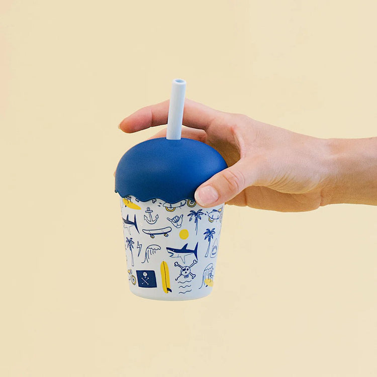 CHINO CLUB | RAD TIMES MINI SMOOTHIE CUP & STRAW by CHINO CLUB - The Playful Collective
