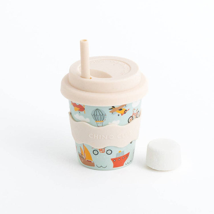 CHINO CLUB | VEHICLES BABYCINO CUP 4OZ by CHINO CLUB - The Playful Collective