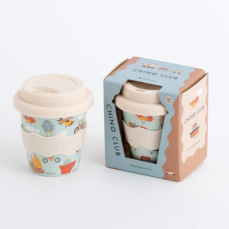 CHINO CLUB | VEHICLES BABYCINO CUP 4OZ by CHINO CLUB - The Playful Collective