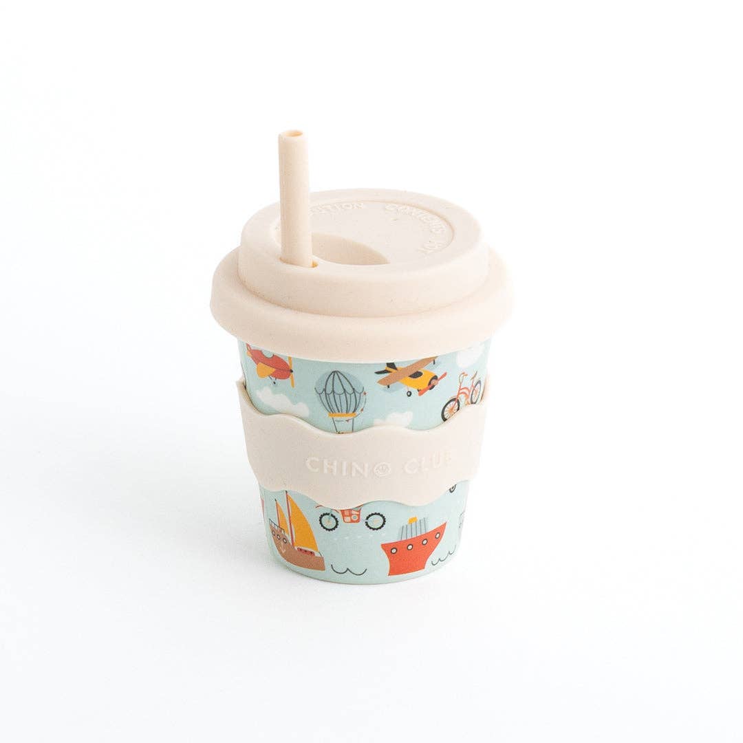 CHINO CLUB | VEHICLES BABYCINO CUP 4OZ by CHINO CLUB - The Playful Collective