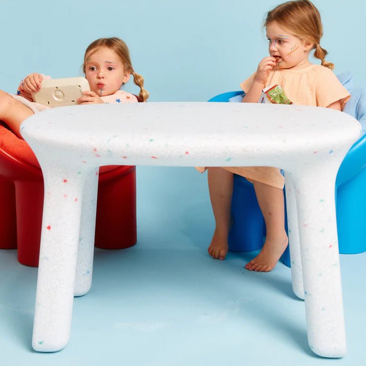 COWRIE & CONCH | CONFETTI TABLE White by COWRIE & CONCH - The Playful Collective